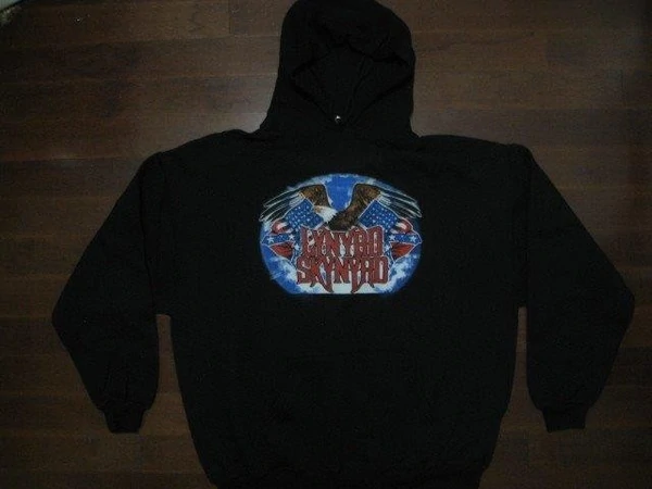 Lynyrd Skynyrd -Old Rock N' Roll Brand- Hoodie Two Sided Print
